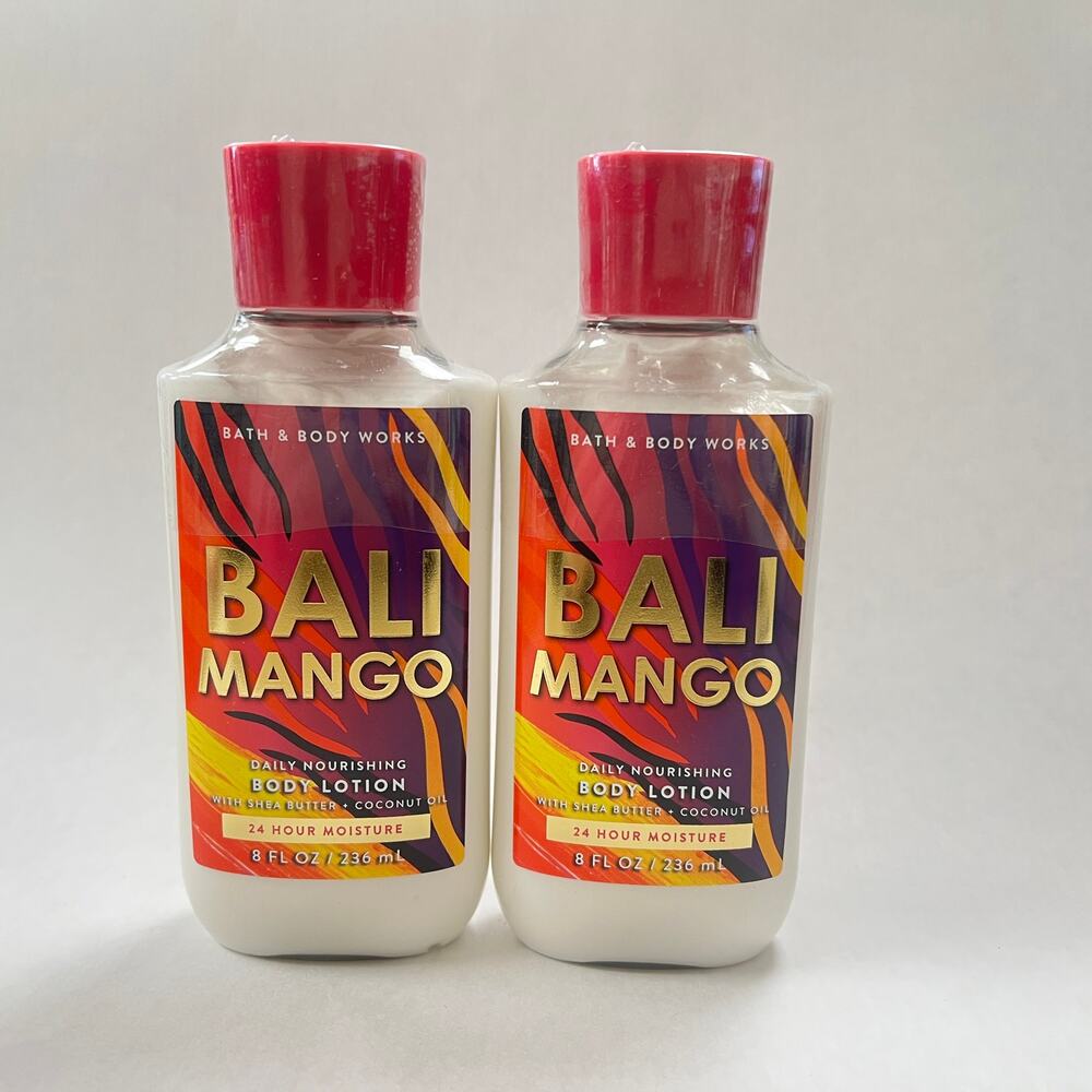 Bath & Body Works Bali Mango Body Lotion 8 fl oz x 2